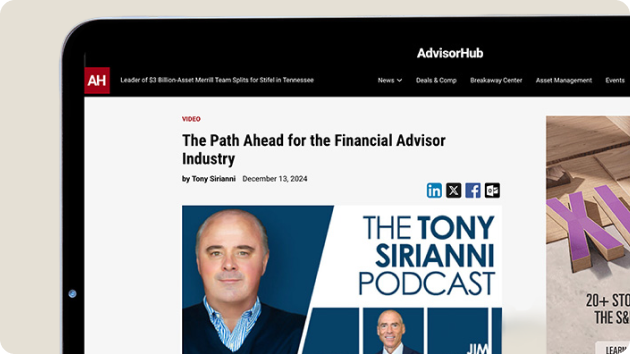 AdvisorHub Article The path ahead for the Financial Advisor industry